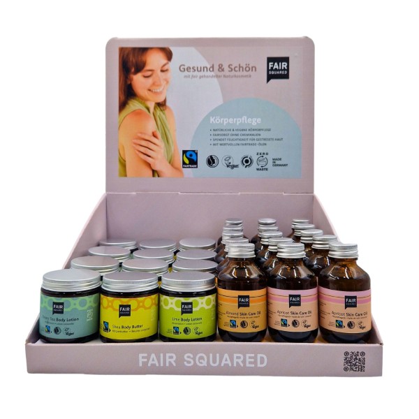 FAIR SQUARED Körperpflege Display (Inhalt 27 Stück)