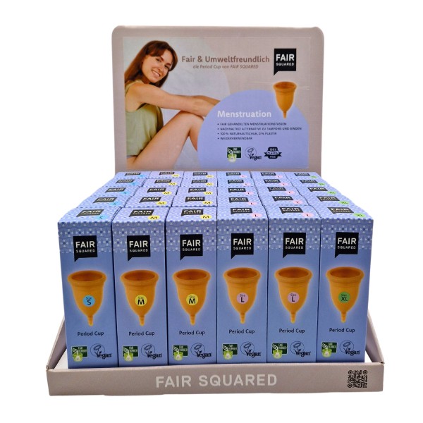 FAIR SQUARED Menstruation Display (Inhalt 30 Stück)