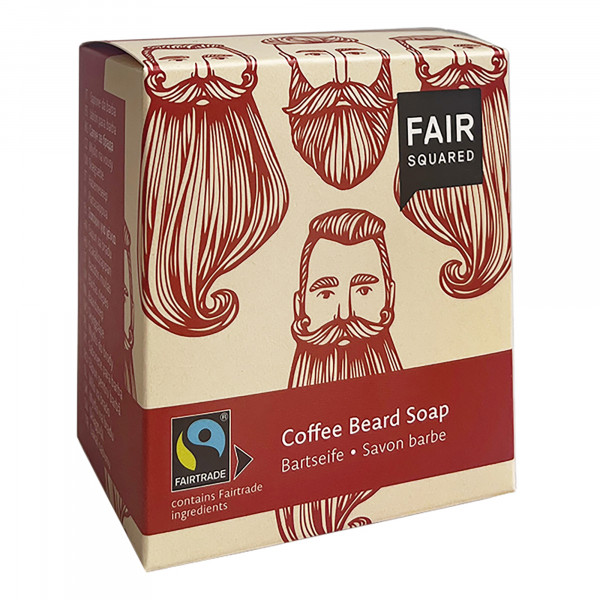 FAIR SQUARED Coffee Beardsoap / Bartseife 160 gr.