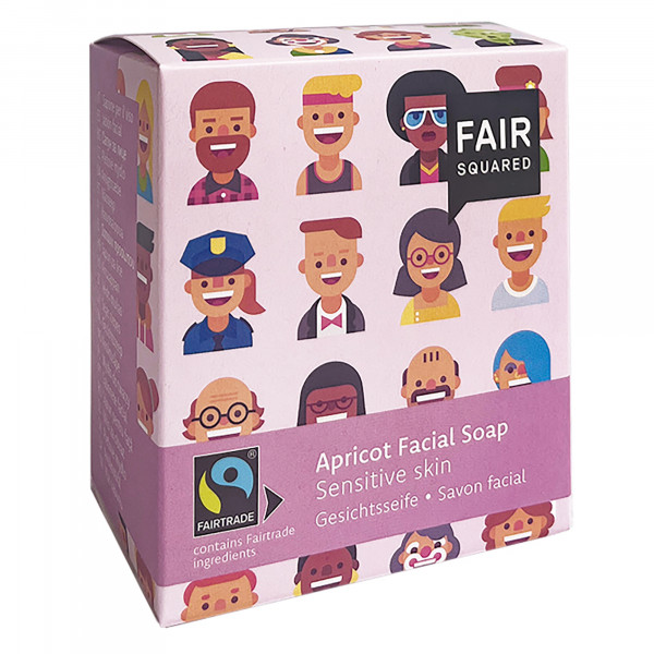 FAIR SQUARED Apricot Facial Soap Sensitive -  160 gr.